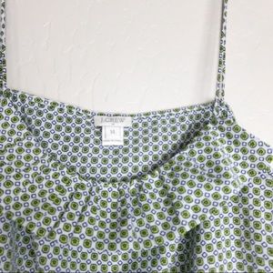 J. Crew Ruffle Cami with Spaghetti strap sz L